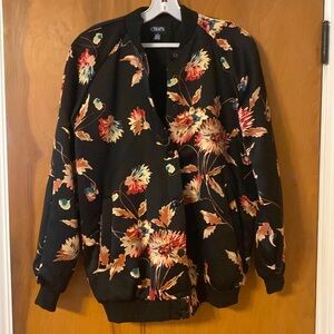 Varsity Jacket floral